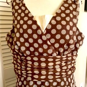 Connected apparel brown dress.